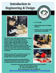 Intro to Engineering and Design IHS Program Flier